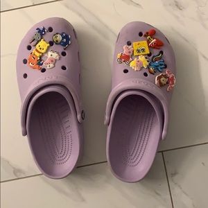 Lavender crocs